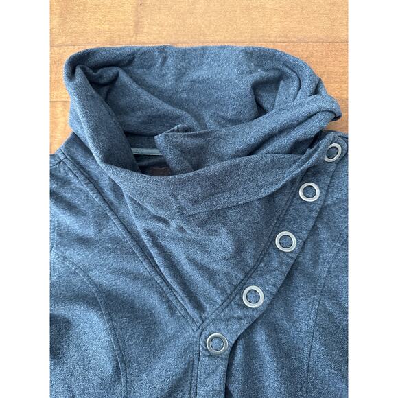 Brooklyn Industries funnel neck diagonal closing jacket navy medium - Picture 6 of 16